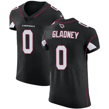 ＃0 Men's Jeff Gladney Black Elite Arizona Cardinals Alternate Vapor Untouchable Jersey