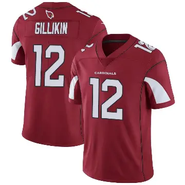 ＃12 Men's Blake Gillikin Limited Arizona Cardinals Cardinal Team Color Vapor Untouchable Jersey