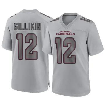 ＃12 Youth Blake Gillikin Gray Game Arizona Cardinals Atmosphere Fashion Jersey