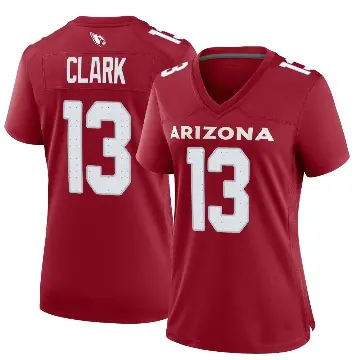 ＃13 Women's Kei'Trel Clark Game Arizona Cardinals Cardinal Jersey