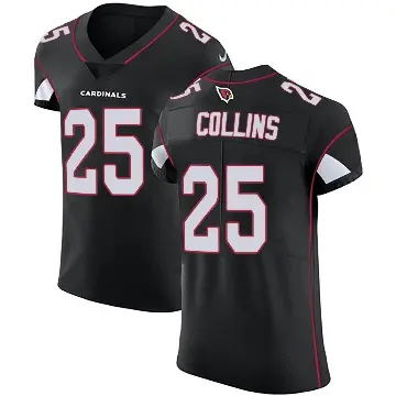 ＃25 Men's Zaven Collins Black Elite Arizona Cardinals Alternate Vapor Untouchable Jersey