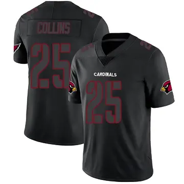 ＃25 Men's Zaven Collins Black Impact Limited Arizona Cardinals Jersey