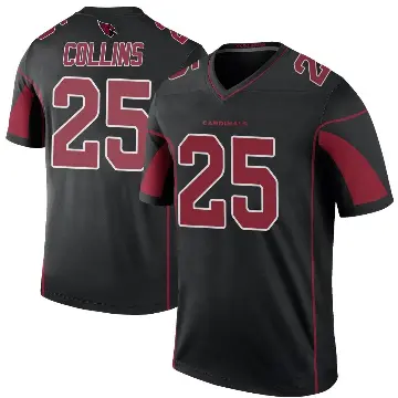 ＃25 Men's Zaven Collins Black Legend Arizona Cardinals Color Rush Jersey