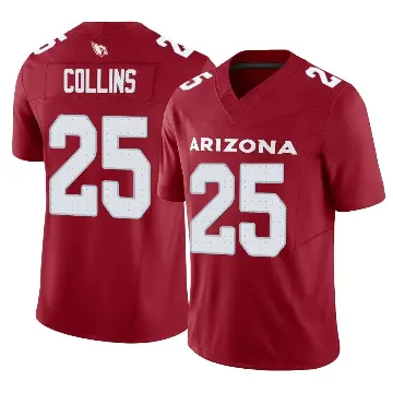 ＃25 Men's Zaven Collins Limited Arizona Cardinals Cardinal Vapor F.U.S.E. Jersey