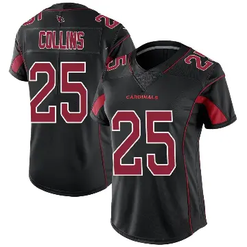 ＃25 Women's Zaven Collins Black Limited Arizona Cardinals Color Rush Jersey