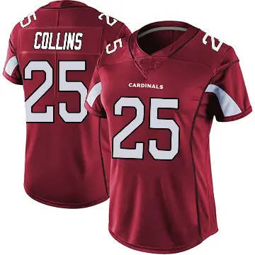 ＃25 Women's Zaven Collins Red Limited Arizona Cardinals Vapor Team Color Untouchable Jersey
