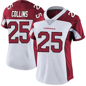 ＃25 Women's Zaven Collins White Limited Arizona Cardinals Vapor Untouchable Jersey