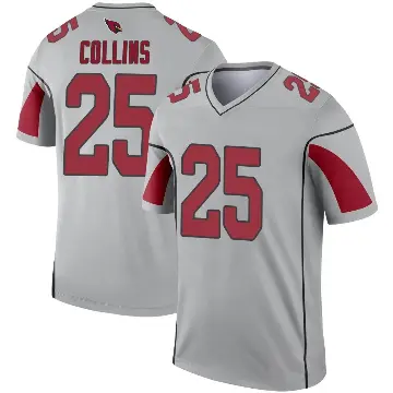 ＃25 Youth Zaven Collins Legend Arizona Cardinals Inverted Silver Jersey