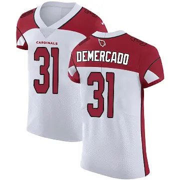 ＃31 Men's Emari Demercado White Elite Arizona Cardinals Vapor Untouchable Jersey