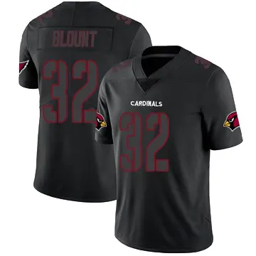 ＃32 Men's Joey Blount Black Impact Limited Arizona Cardinals Jersey