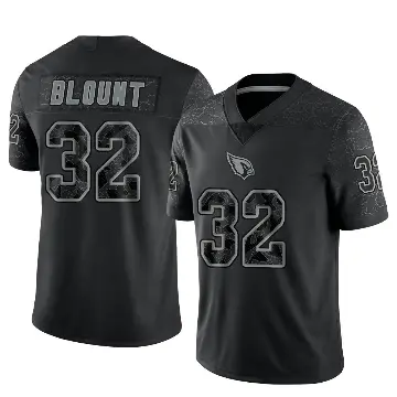 ＃32 Men's Joey Blount Black Limited Arizona Cardinals Reflective Jersey