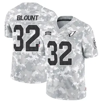 ＃32 Youth Joey Blount Arctic Camo Limited Arizona Cardinals 2024 Salute to Service Jersey