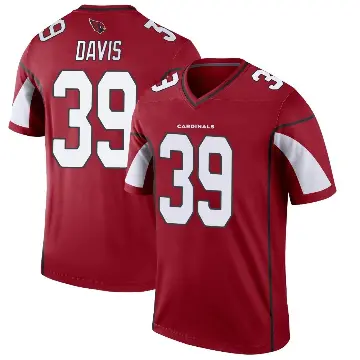 ＃39 Youth Jaden Davis Legend Arizona Cardinals Cardinal Jersey