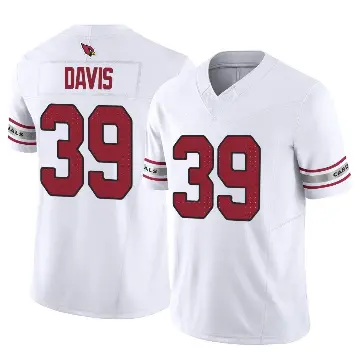 ＃39 Youth Jaden Davis White Limited Arizona Cardinals Vapor F.U.S.E. Jersey