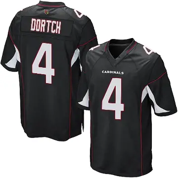 ＃4 Men's Greg Dortch Black Game Arizona Cardinals Alternate Jersey