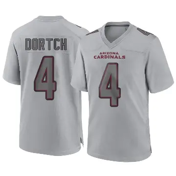 ＃4 Youth Greg Dortch Gray Game Arizona Cardinals Atmosphere Fashion Jersey
