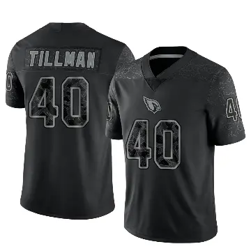 ＃40 Men's Pat Tillman Black Limited Arizona Cardinals Reflective Jersey