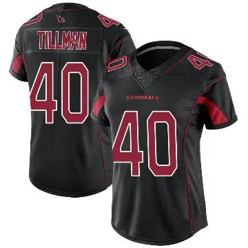 ＃40 Women's Pat Tillman Black Limited Arizona Cardinals Color Rush Jersey