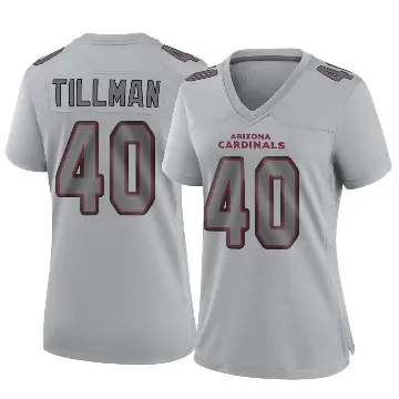 ＃40 Women's Pat Tillman Gray Game Arizona Cardinals Atmosphere Fashion Jersey