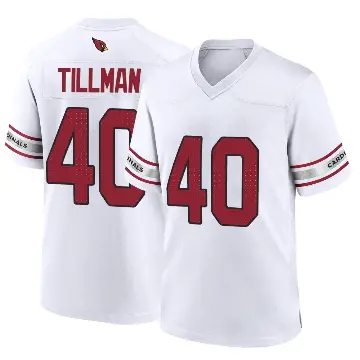 ＃40 Youth Pat Tillman White Game Arizona Cardinals Jersey