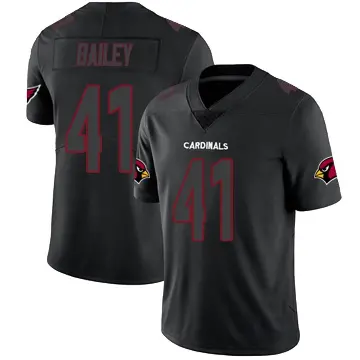 ＃41 Men's Markus Bailey Black Impact Limited Arizona Cardinals Jersey