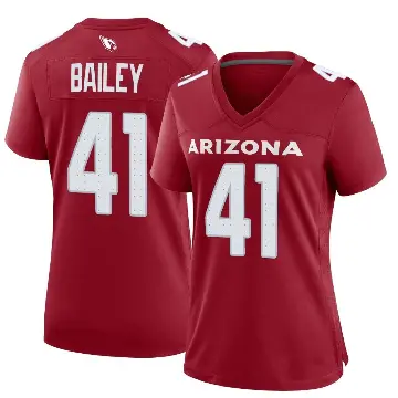 ＃41 Women's Markus Bailey Game Arizona Cardinals Cardinal Jersey
