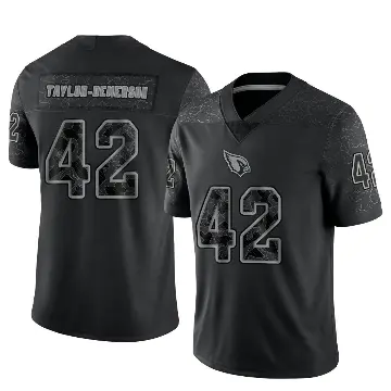 ＃42 Youth Dadrion Taylor-Demerson Black Limited Arizona Cardinals Reflective Jersey