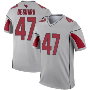 ＃47 Youth Josiah Deguara Legend Arizona Cardinals Inverted Silver Jersey