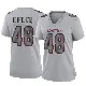 ＃48 Women's Milo Eifler Gray Game Arizona Cardinals Atmosphere Fashion Jersey