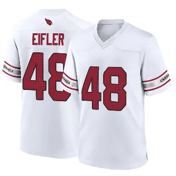 ＃48 Youth Milo Eifler White Game Arizona Cardinals Jersey