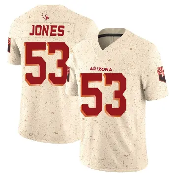 ＃53 Men's Vi Jones Limited Arizona Cardinals Natural 2025 Rivalries Collection Jersey