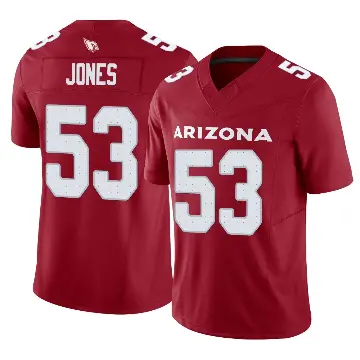＃53 Youth Vi Jones Limited Arizona Cardinals Cardinal Vapor F.U.S.E. Jersey
