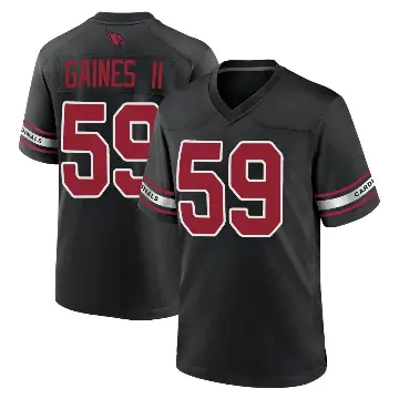 ＃59 Men's Jon Gaines II Black Game Arizona Cardinals 2nd Alternate Jersey