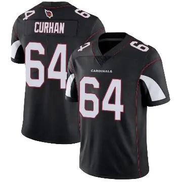 ＃64 Men's Jake Curhan Black Limited Arizona Cardinals Vapor Untouchable Jersey
