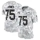 ＃75 Youth Christian Jones Arctic Camo Limited Arizona Cardinals 2024 Salute to Service Jersey