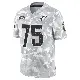 ＃75 Youth Christian Jones Arctic Camo Limited Arizona Cardinals 2024 Salute to Service Jersey