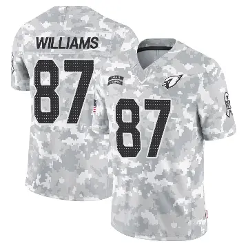 ＃87 Men's Maxx Williams Arctic Camo Limited Arizona Cardinals 2024 Salute to Service Jersey