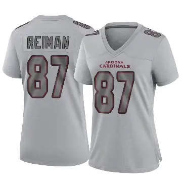 ＃87 Women's Tip Reiman Gray Game Arizona Cardinals Atmosphere Fashion Jersey