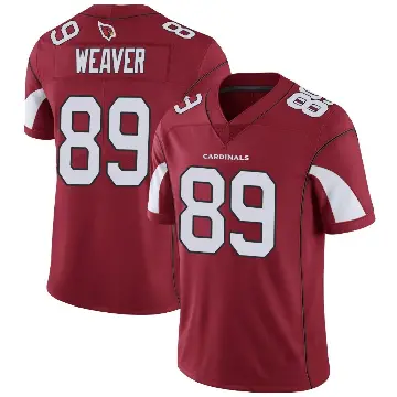＃89 Youth Xavier Weaver Limited Arizona Cardinals Cardinal Team Color Vapor Untouchable Jersey