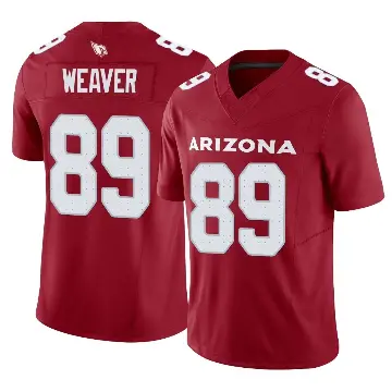 ＃89 Youth Xavier Weaver Limited Arizona Cardinals Cardinal Vapor F.U.S.E. Jersey
