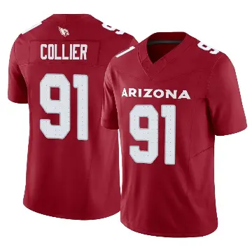 ＃91 Youth L.J. Collier Limited Arizona Cardinals Cardinal Vapor F.U.S.E. Jersey