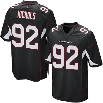 ＃92 Men's Bilal Nichols Black Game Arizona Cardinals Alternate Jersey