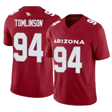 ＃94 Men's Dalvin Tomlinson Limited Arizona Cardinals Cardinal Vapor F.U.S.E. Jersey