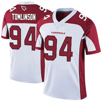 ＃94 Men's Dalvin Tomlinson White Limited Arizona Cardinals Vapor Untouchable Jersey