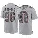 ＃96 Men's Elijah Simmons Gray Game Arizona Cardinals Atmosphere Fashion Jersey